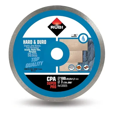 Diamantový Kotouč kontinualni 180 mm Rubi CPA SuperPro R30925