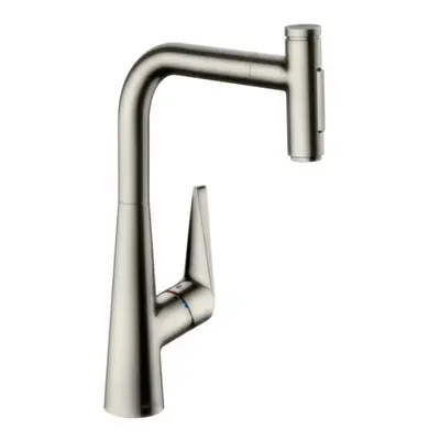 Dřezová baterie Hansgrohe Talis s vytahovací sprškou, 2 proudy vzhled nerezu 73867800