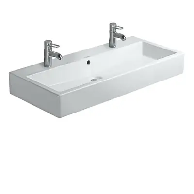 Umyvadlo Duravit Vero 100x47 cm se dvěma otvory pro baterii 454100024