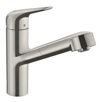 Dřezová baterie Hansgrohe Focus s vytahovací sprškou vzhled nerezu 71829800