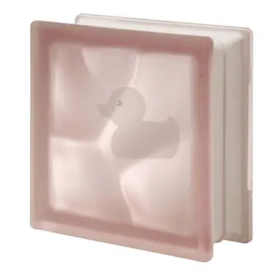 Luxfera Glassblocks pink 19x19x8 cm mat 1908WPINK2S