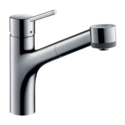 Dřezová baterie Hansgrohe Talis s vytahovací sprškou, 2 proudy chrom 32845000