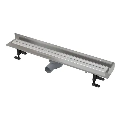 Sprchový žlab Alca 95 cm nerez mat lines ALCAZLAB95LEM