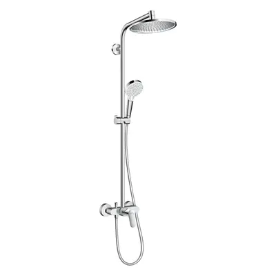 Sprchový systém Hansgrohe Crometta S na stěnu s pákovou baterií chrom 27269000