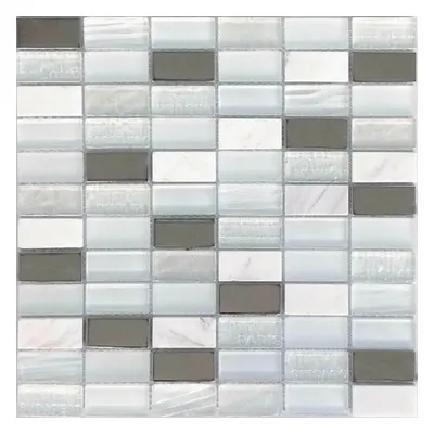 Mozaika Mosavit City blanco 30x30 cm mat / lesk MOSCITYBL