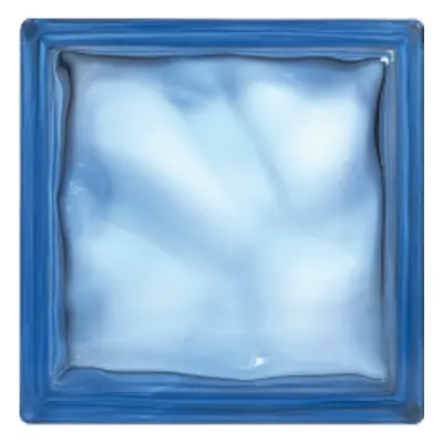 Luxfera Glassblocks blue 19x19x8 cm lesk 1908WBLUE