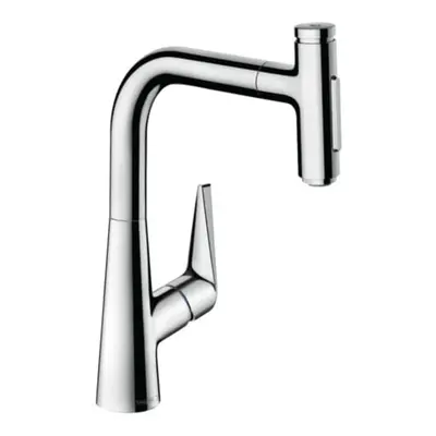 Dřezová baterie Hansgrohe Talis s vytahovací sprškou, 2 proudy chrom 73868000