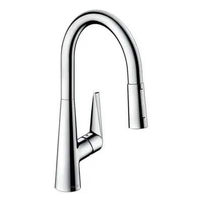 Dřezová baterie Hansgrohe Talis s vytahovací sprškou, 2 proudy chrom 73851000