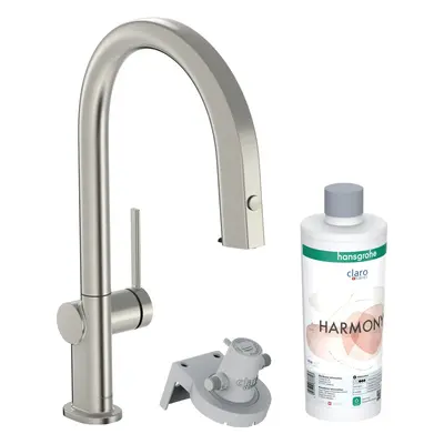 Dřezová baterie Hansgrohe Aqittura bez výpusti nerez 76800800