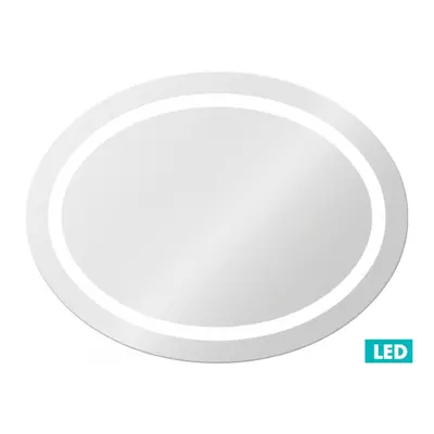 Zrcadlo s LED osvětlením Naturel Iluxit 65x85 cm ZIL8565OVLEDBV