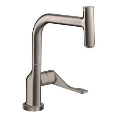 Dřezová baterie Hansgrohe Axor Citterio s vytahovací sprškou vzhled nerezu 39861800