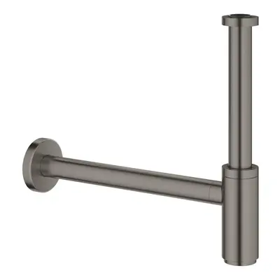 Sifon k umyvadlu 5/4 DN32 Grohe kartáčovaný Hard Graphite mosaz 28912AL0