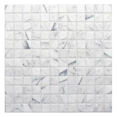 Skleněná mozaika Mosavit Marble callacata 30x30 cm mat MOSCALACATTA