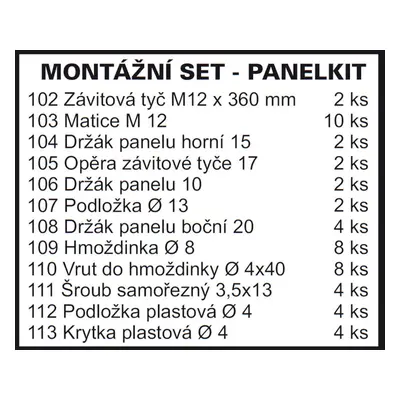 Ravak Sabina panelkit 90 b2e000000n PANELKITSAB