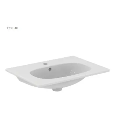 Nábytkové umyvadlo Ideal Standard Tesi 63x45 cm otvor pro baterii uprostřed T351001