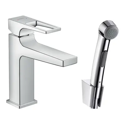 Umyvadlová baterie Hansgrohe Metropol s bidetovou sprškou chrom 74522000