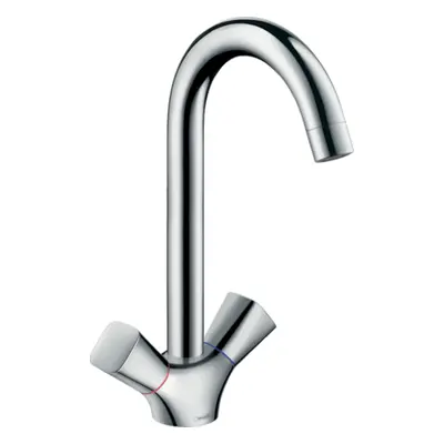 Dřezová baterie Hansgrohe Logis M31 s otočným raménkem chrom 71280000