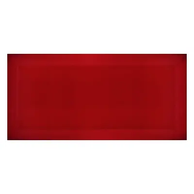 Obklad Ribesalbes Chic Colors rojo bisel 10x20 cm lesk CHICC1352