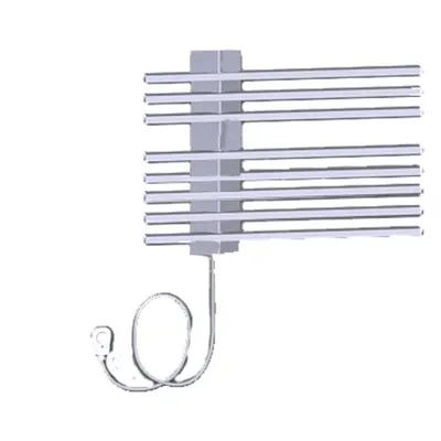 Elvl Liner radiátor elektrický 39,5x55 cm metalická stříbrná LINERMS