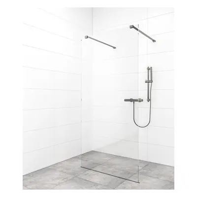 Sprchová zástěna Walk-in 110 cm SAT v barvě profilu Gun metal SATBWI110ZAVGM