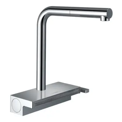 Dřezová baterie Hansgrohe Aquno s vytahovací sprškou, 2 proudy chrom 73836000