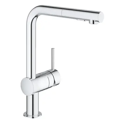 Dřezová baterie Grohe Minta s vytahovací sprškou chrom 30274000