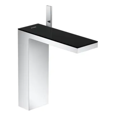 Umyvadlová baterie Hansgrohe Axor MyEdition s clic-clacem chrom/černé sklo 47020600