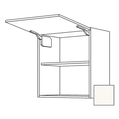 Kuchyňská skříňka horní Naturel Erika24 výklopná 60x72x35 cm bílá lesk 450.WM601