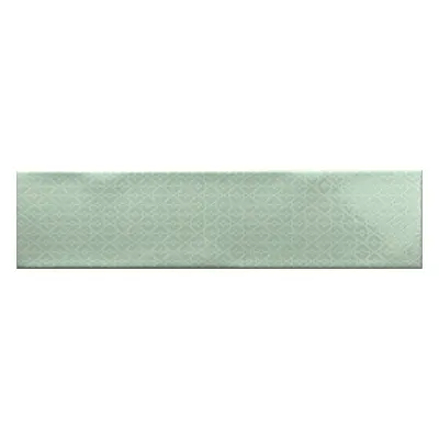 Dekor Ribesalbes Ocean green 7,5x30 cm lesk OCEAN2711