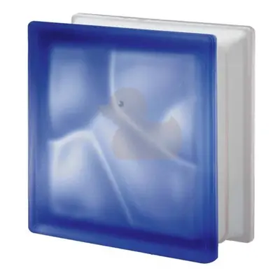 Luxfera Glassblocks blue 19x19x8 cm mat 1908WBLUE2S