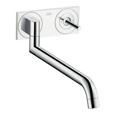 Dřezová baterie Hansgrohe Axor Uno bez podomítkového tělesa vzhled nerezu 38815800