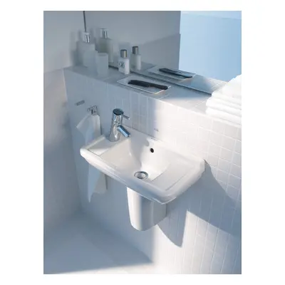 Umývátko Duravit Starck 3 50x26 cm bez otvoru pro baterii, s přepadem 0751500000