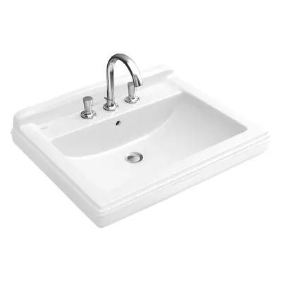 Villeroy & Boch Hommage zápustné umyvadlo 63x52,5 cm tři otvory pro baterii 7102A1R1