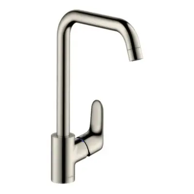 Dřezová baterie Hansgrohe Focus s otočným ramínkem vzhled nerezu 31821800