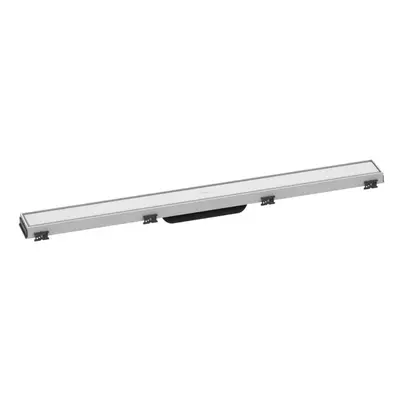 Sprchový žlab Hansgrohe RainDrain Match 75,5 cm nerez matná bílá mat 56038700