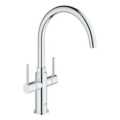 Dřezová baterie Grohe Ambi s otočným ramínkem chrom 30190000