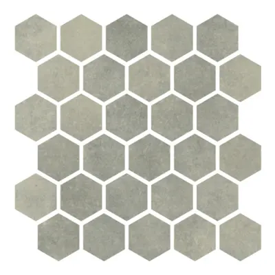 Mozaika Cir Materia Prima soft mint hexagon 27x27 cm lesk 1069918