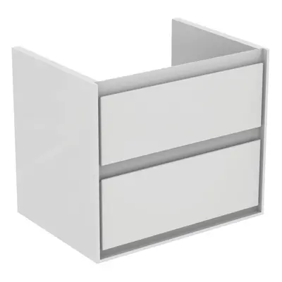 Koupelnová skříňka pod umyvadlo Ideal Standard Connect Air 60x44x51,7 cm hnědá mat/bílá mat mat 