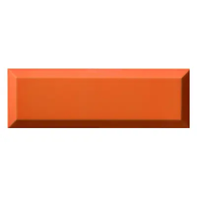 Obklad Ribesalbes Chic Colors naranja bisel 10x30 cm lesk CHICC1470