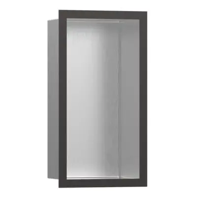 Polička Hansgrohe XtraStoris Individual s rámem kartáčovaný černý chrom 56094340