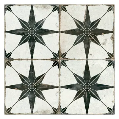 Dlažba Peronda FS Star negro 45x45 cm mat FSSTARN