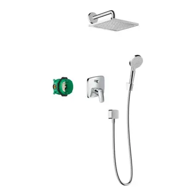 Sprchový systém Hansgrohe Crometta E pod omítku s pákovou baterií chrom 27957000