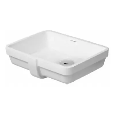 Duravit Vero vestavné umyvadlo 43x31 cm s přetokem bez otvoru pro baterii 0330430000