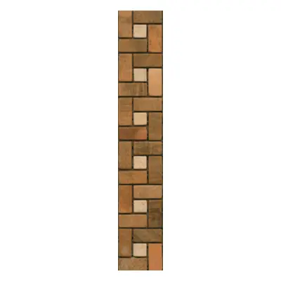 Listela Premium Mosaic Stone oranžová 5x30 cm mat L4STMOSMIX1