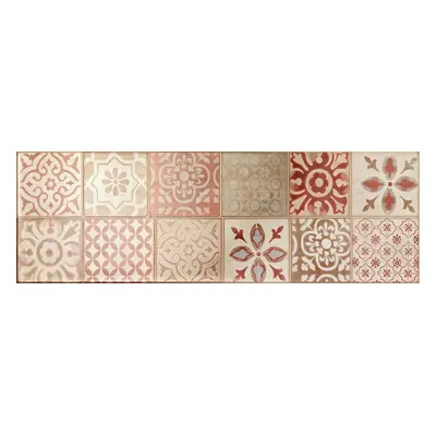 Dekor Ragno Frame cream patchwork 25x76 cm lesk FRR4YN