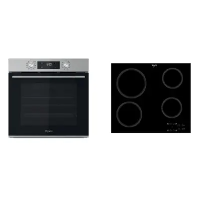 Set spotřebičů Whirlpool trouba OMK58CU1SX + sklokeramická deska AKT8090NE