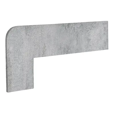 Schodnicový Sokl Levý Exagres Opera silver 42,3X17,5 cm mat OPERAZRISI