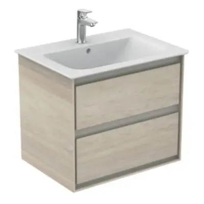 Koupelnová skříňka pod umyvadlo Ideal Standard Connect Air 60x44x51,7 cm světlé dřevo/světlá hně