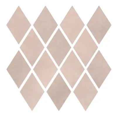 Mozaika Cir Materia Prima pink velvet rombo 25x25 cm lesk 1069903