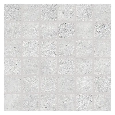 Mozaika Rako Stones světle šedá 30x30 cm mat DDM06666.1